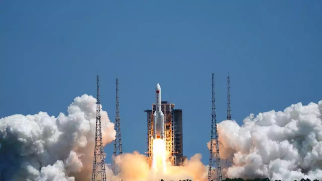 China launches a 23-ton space station module to orbit aboard a Long March 5B rocket