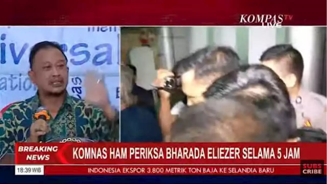 Komnas HAM Ungkap 3 Poin Pemeriksaan Ajudan Irjen Ferdy Sambo, Pastikan Waktu Kematian Brigadir J