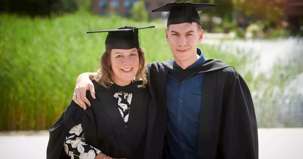 Son's 'pure horror' as mum enrols at his university on same day as him