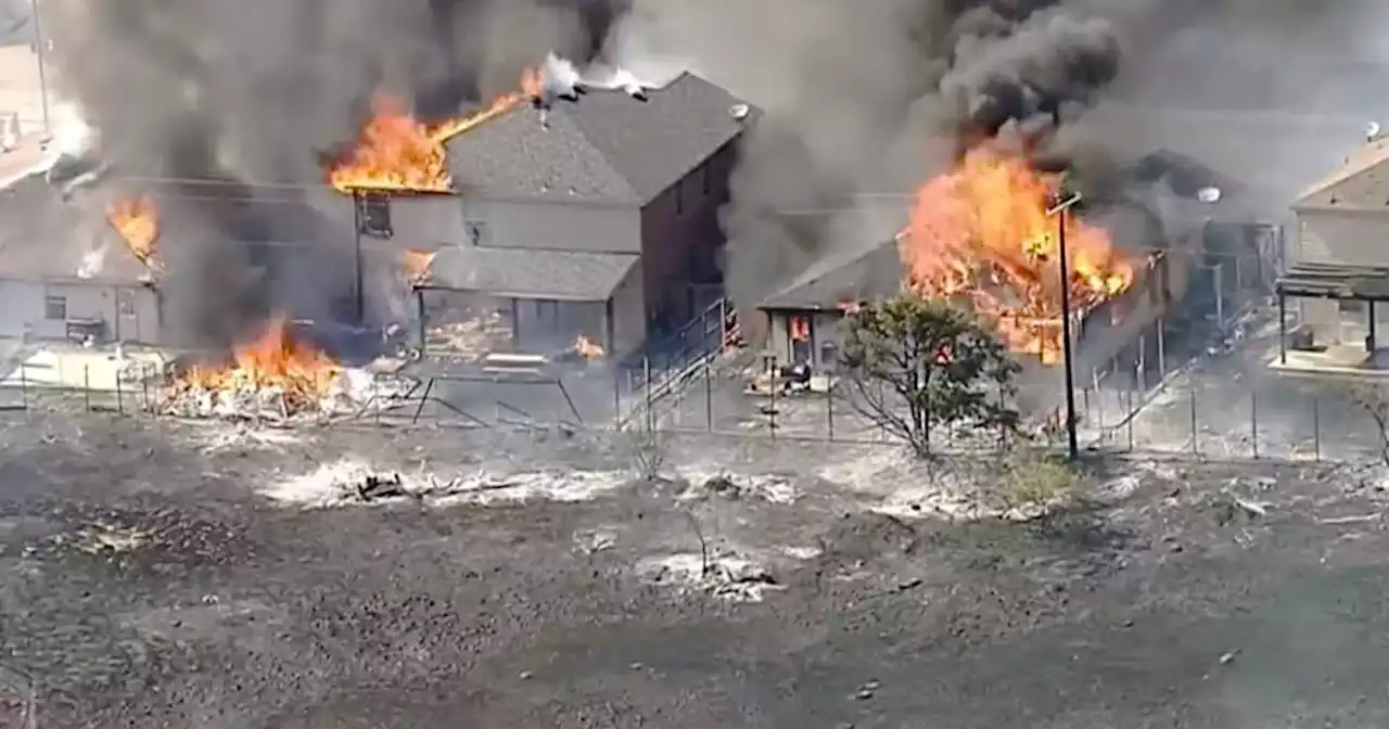 Dallas-area wildfire destroys 9 homes, affects a total of 27 residences