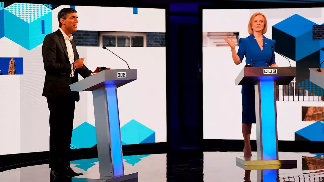 Truss und Sunak buhlen in TV-Duell um Tory-Basis