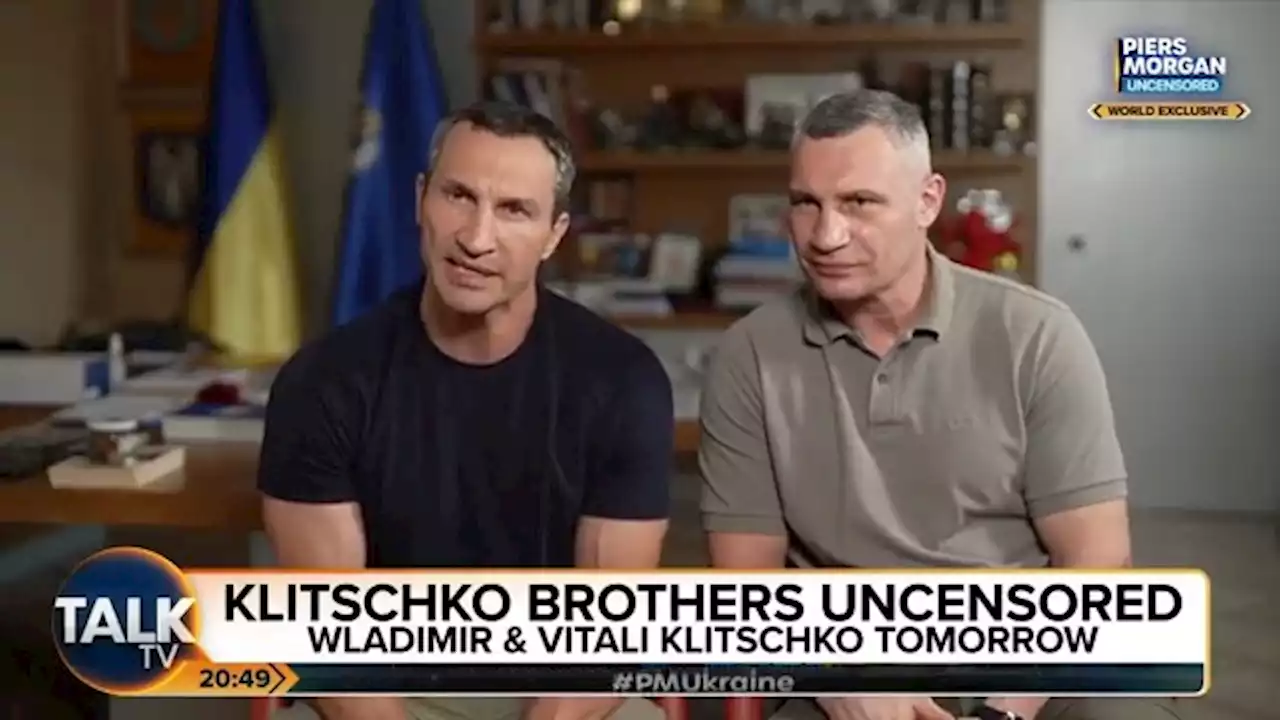 Klitschko brothers recall images of death and destruction in Ukraine to Piers Morgan