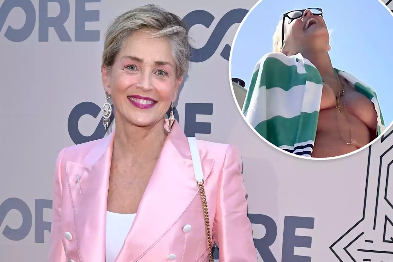 Sharon Stone, 64, shares topless bikini photo: ‘Gratefully imperfect’