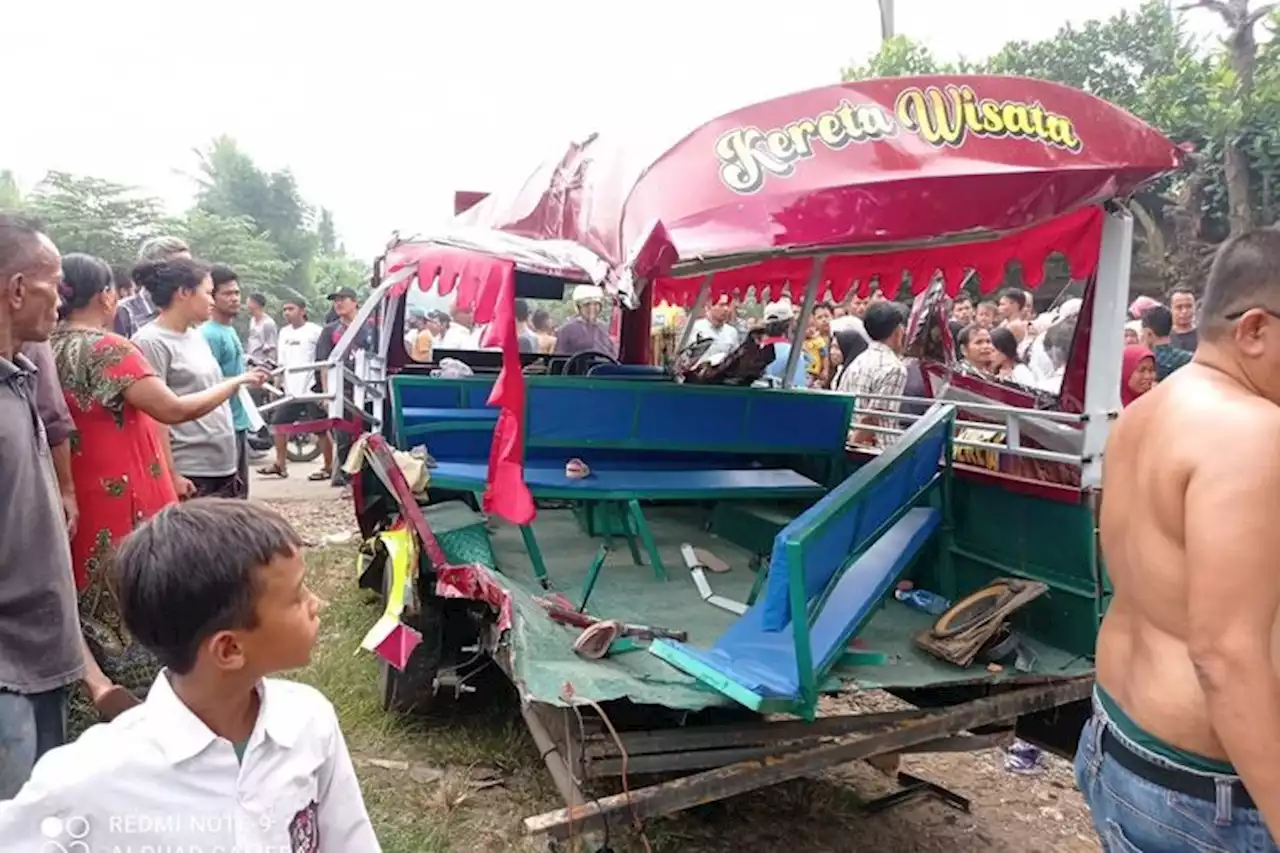 Kronologi Odong-Odong Tertabrak Kereta di Serang, Terpental 10 Meter Hingga Penumpang Terlempar - Pikiran-Rakyat.com