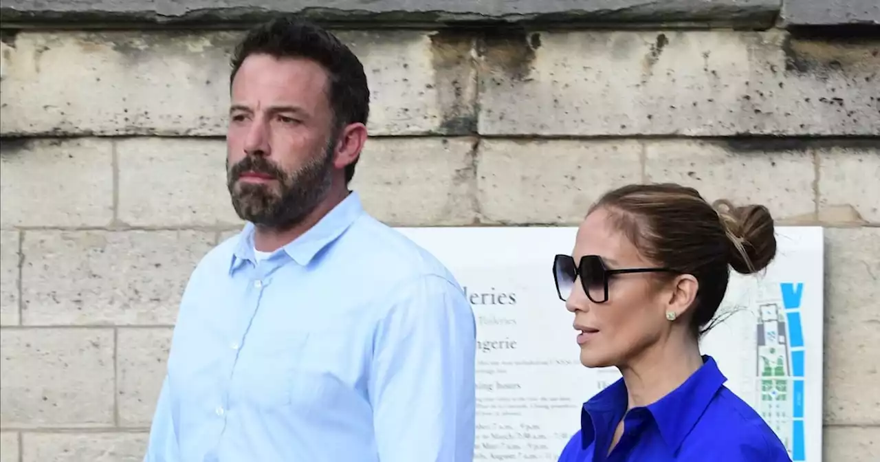 J Lo and Ben Affleck Coordinate in Shades of Blue for a Day Date