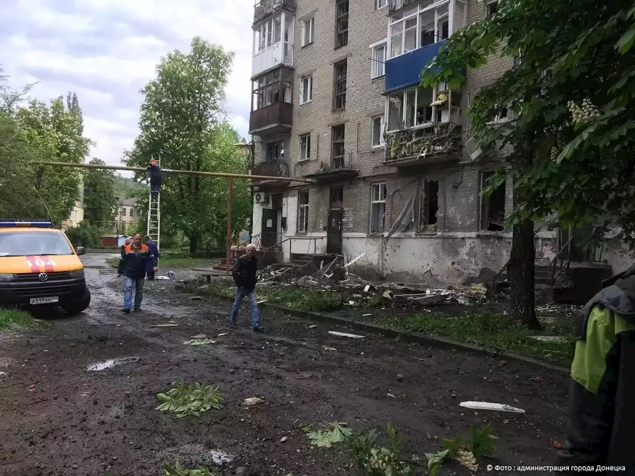 Украинские войска обстреляли Петровский район Донецка