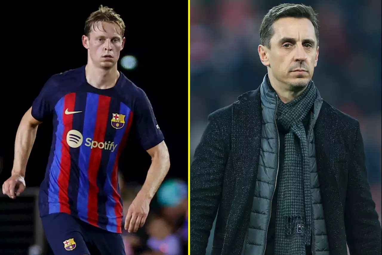 Barca accused of 'bullying' De Jong as Neville tells player to consider legal action