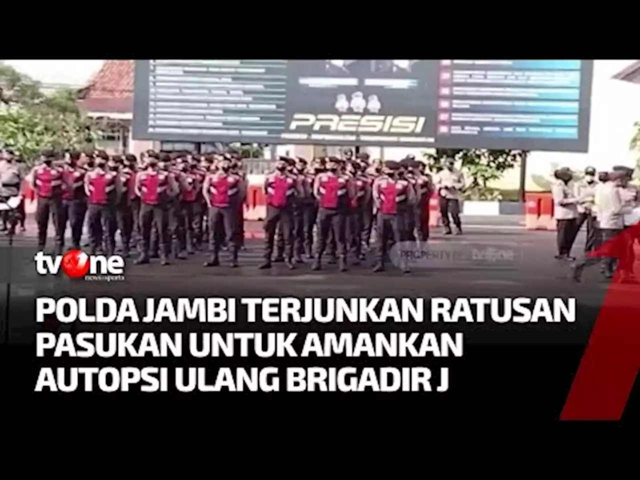 Jelang Autopsi Ulang Brigadir J, Ratusan Petugas Disiapkan Untuk Pengamanan - tvOne