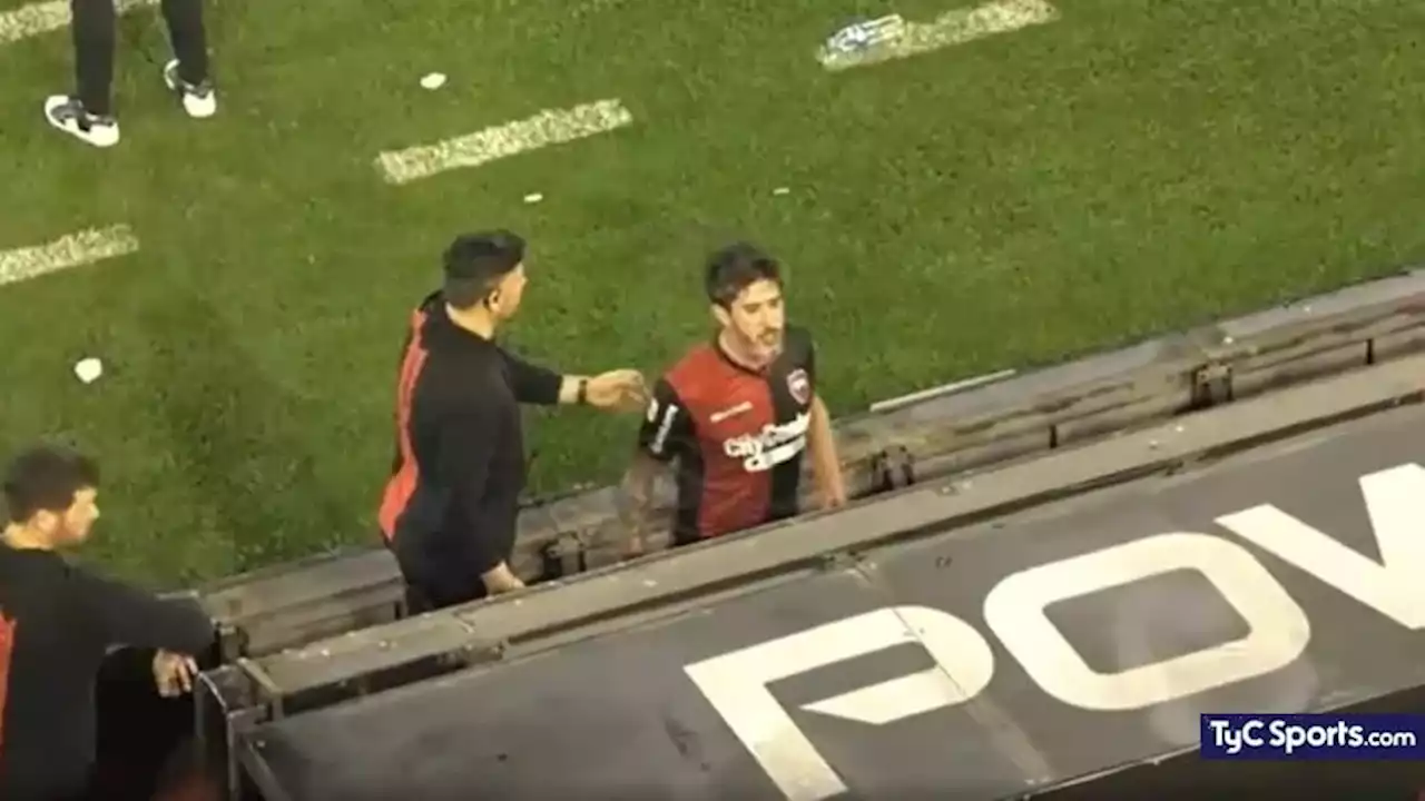 ¡Explotó! Pablo Pérez, a los insultos contra un plateista de Newell's - TyC Sports