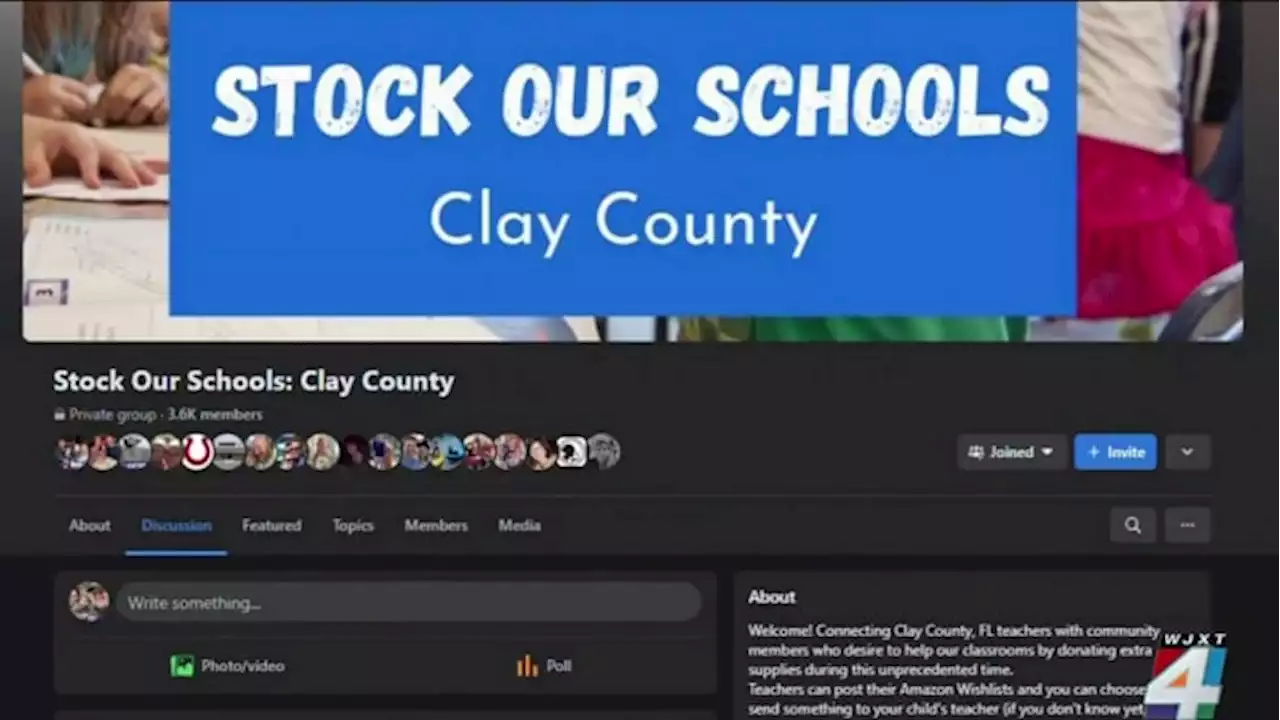 Clay County Facebook group helping teachers stock classrooms with needed supplies