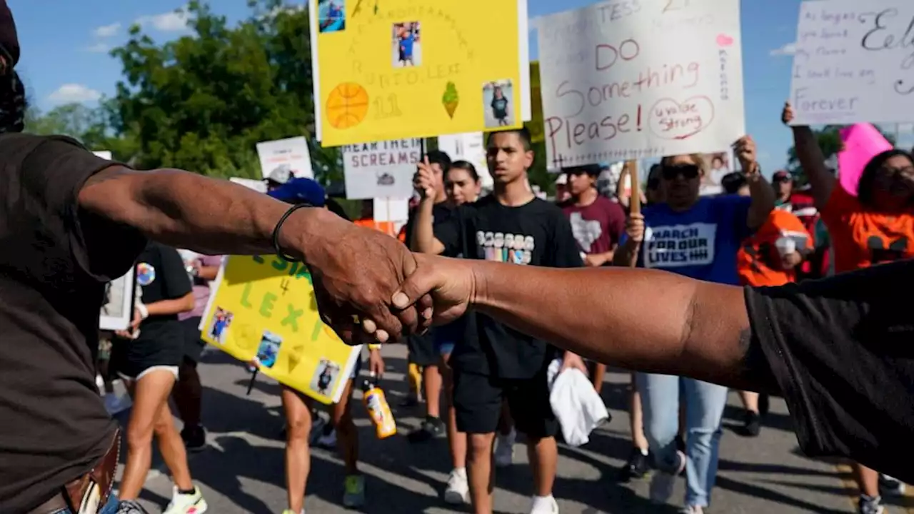 Community urges Uvalde council to suspend all city cops who reported to school massacre