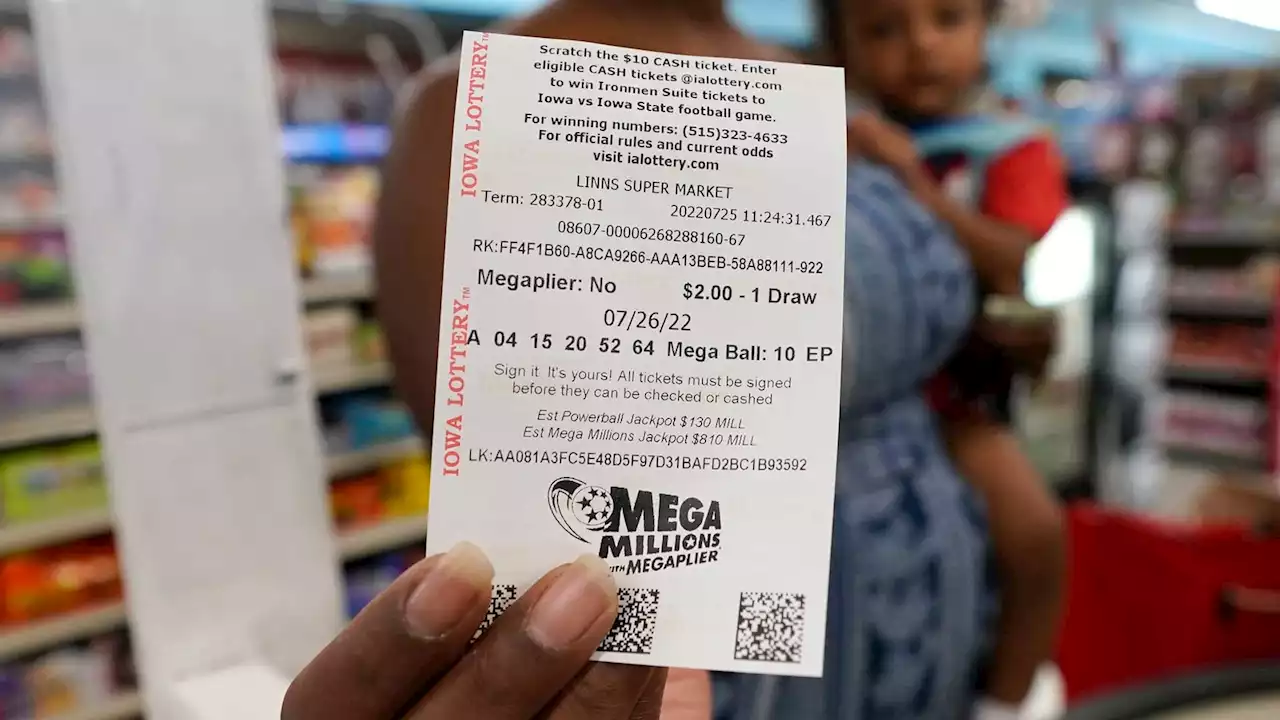 Mega Millions jackpot grows to $830M, nation's 4th largest prize