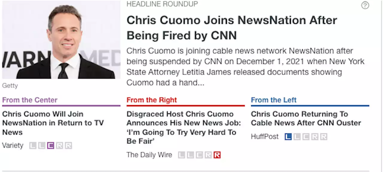 Chris Cuomo Joins NewsNation After Being Fired by CNN