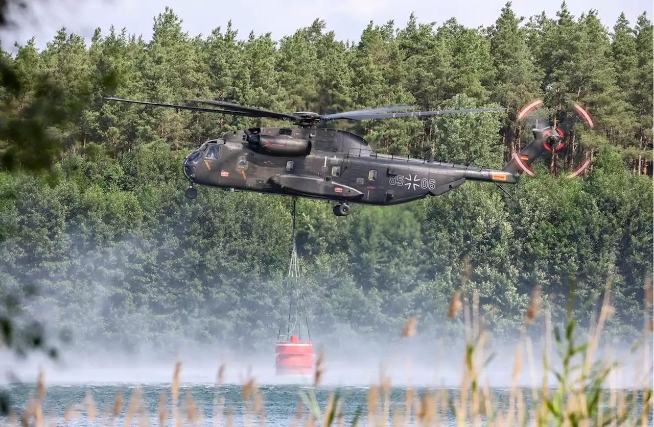 Waldbrände in Brandenburg: Situation noch nicht unter Kontrolle