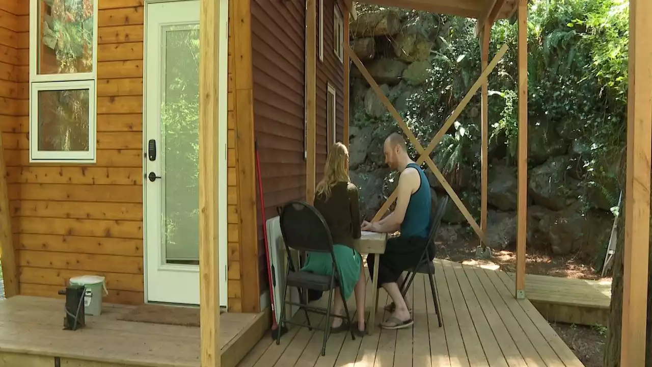 Tiny home tenants in Metchosin push for change as eviction deadline nears