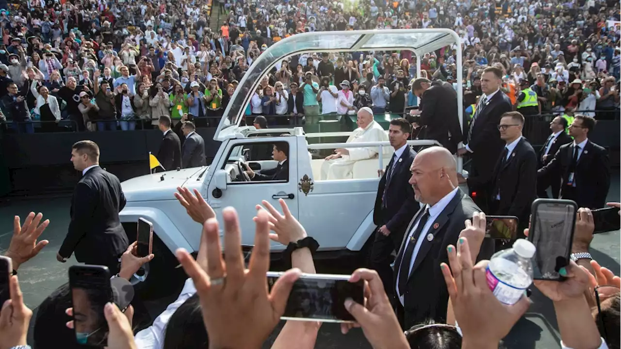 Pope travels to Quebec City as reconciliation visit winds down