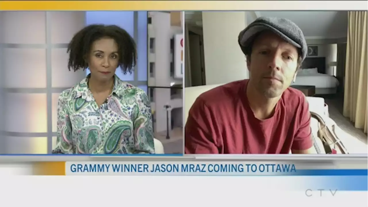 Grammy Winner Jason Mraz Coming To Ottawa