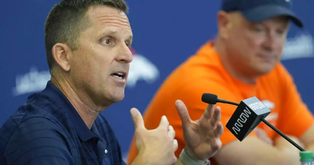 Broncos GM George Paton sets tone for new season: 'We embrace' high expectations