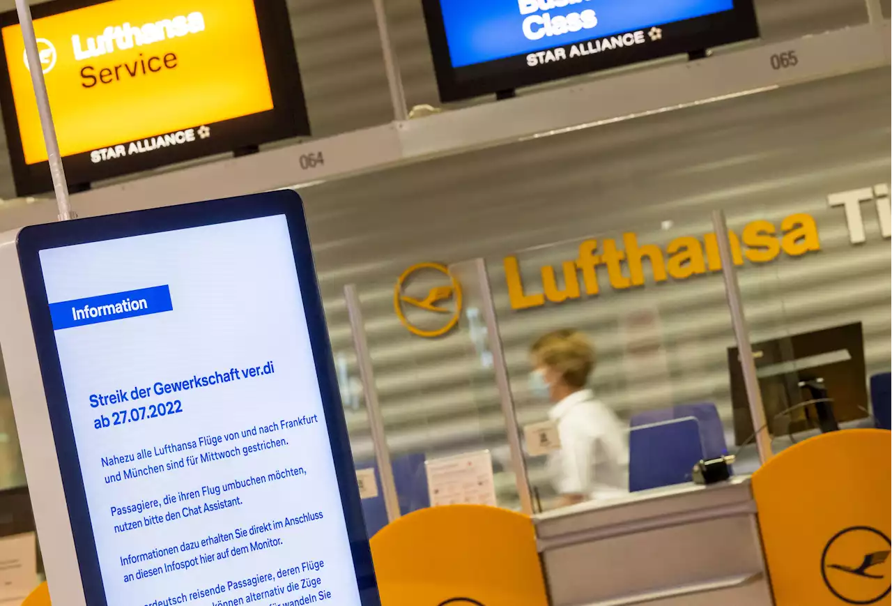 Lufthansa-Streik - Verdi plant keine weiteren Warnstreiks bis zur nächsten Verhandlungsrunde