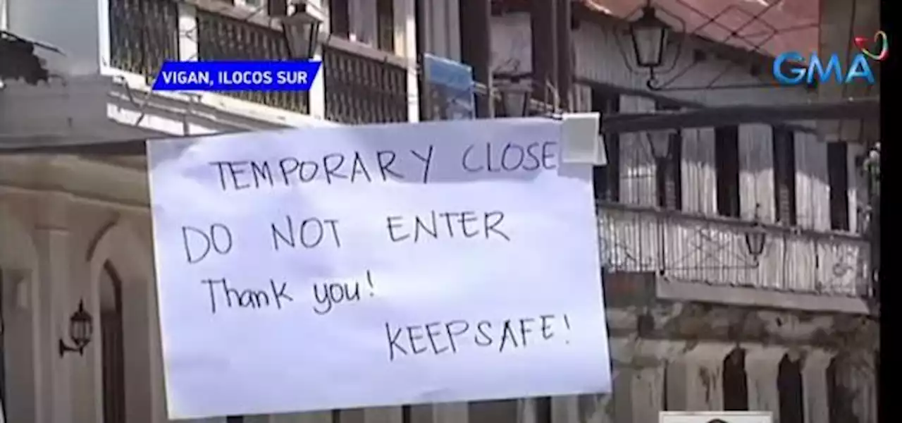 Vigan's heritage sites temporarily closed because of quake damage