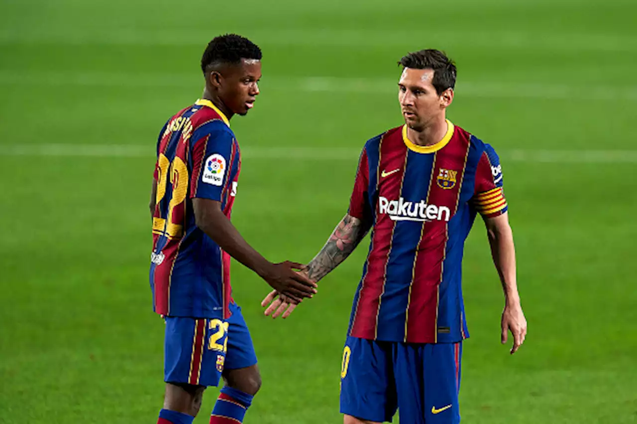 Ansu Fati issues message for Lionel Messi