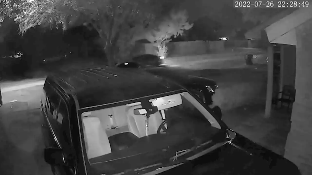 SHOCKING VIDEO: Suspect fires 18 rounds into home, vehicles in Hockley, authorities say