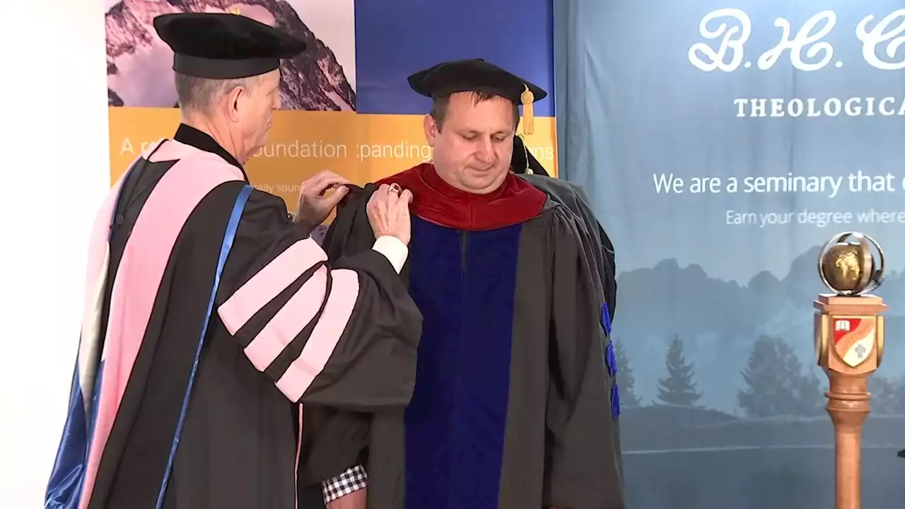 Special Ceremony Held for Ph.D. Student Who Fled Ukraine