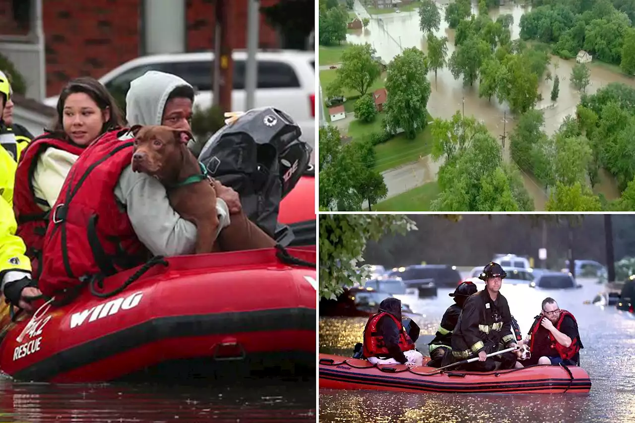 Record rain causes heavy flooding in St. Louis area; 1 dead