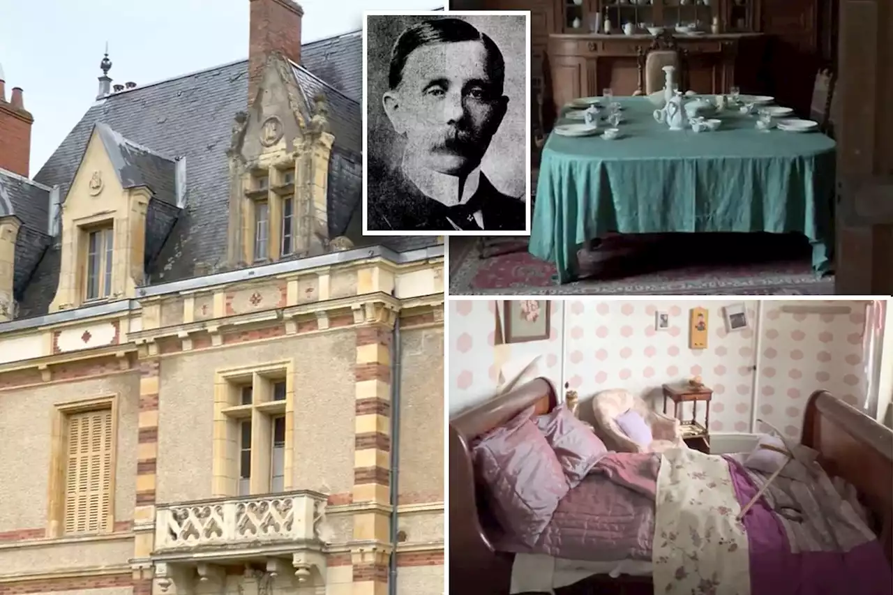 Stuck in time: Inside an abandoned castle once owned by Titanic victims