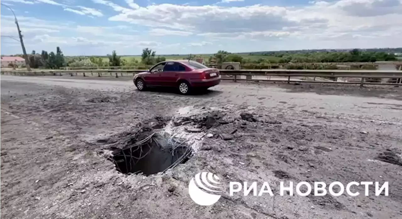 В Херсонской области опровергли сообщения об уничтожении Антоновского моста