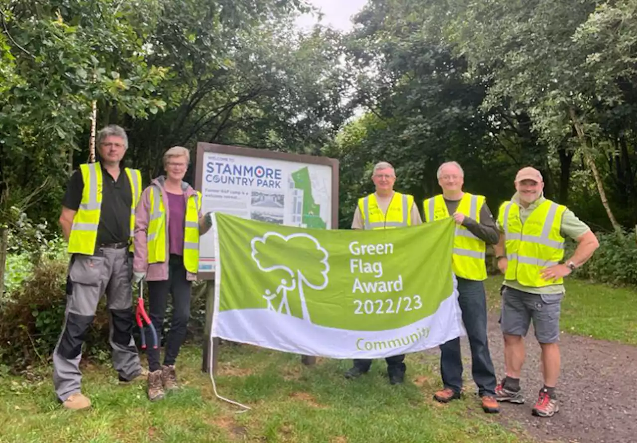 Stanmore Country Park celebrates coveted Community Green Flag Award