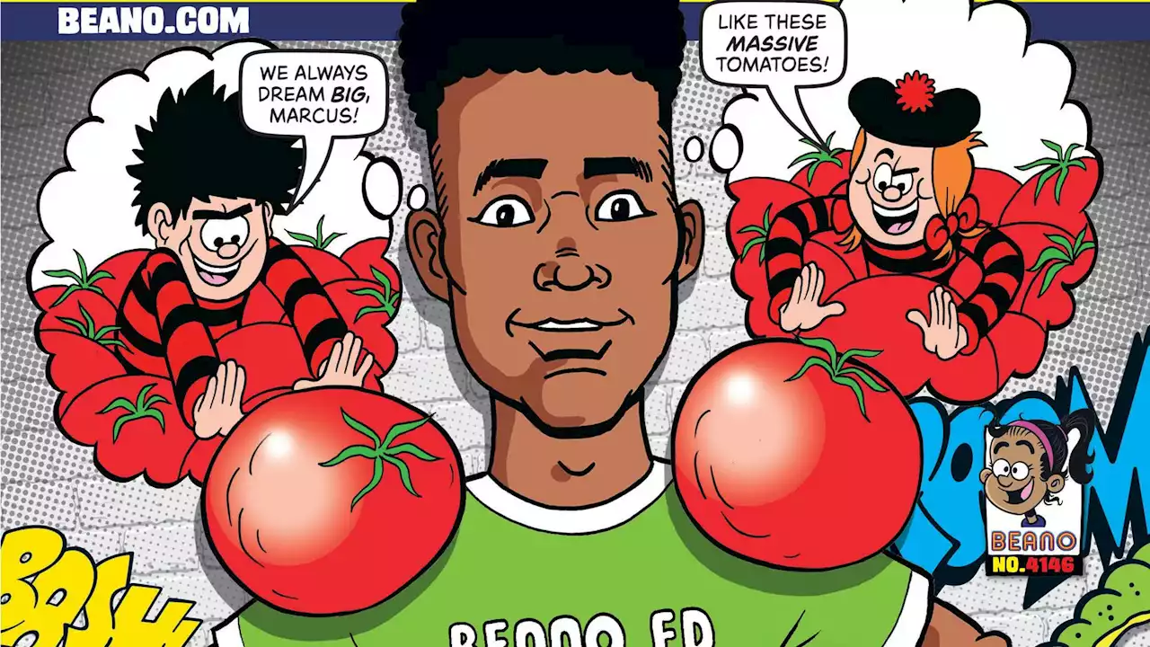 Marcus Rashford urges children to 'embrace differences' as Beano guest editor