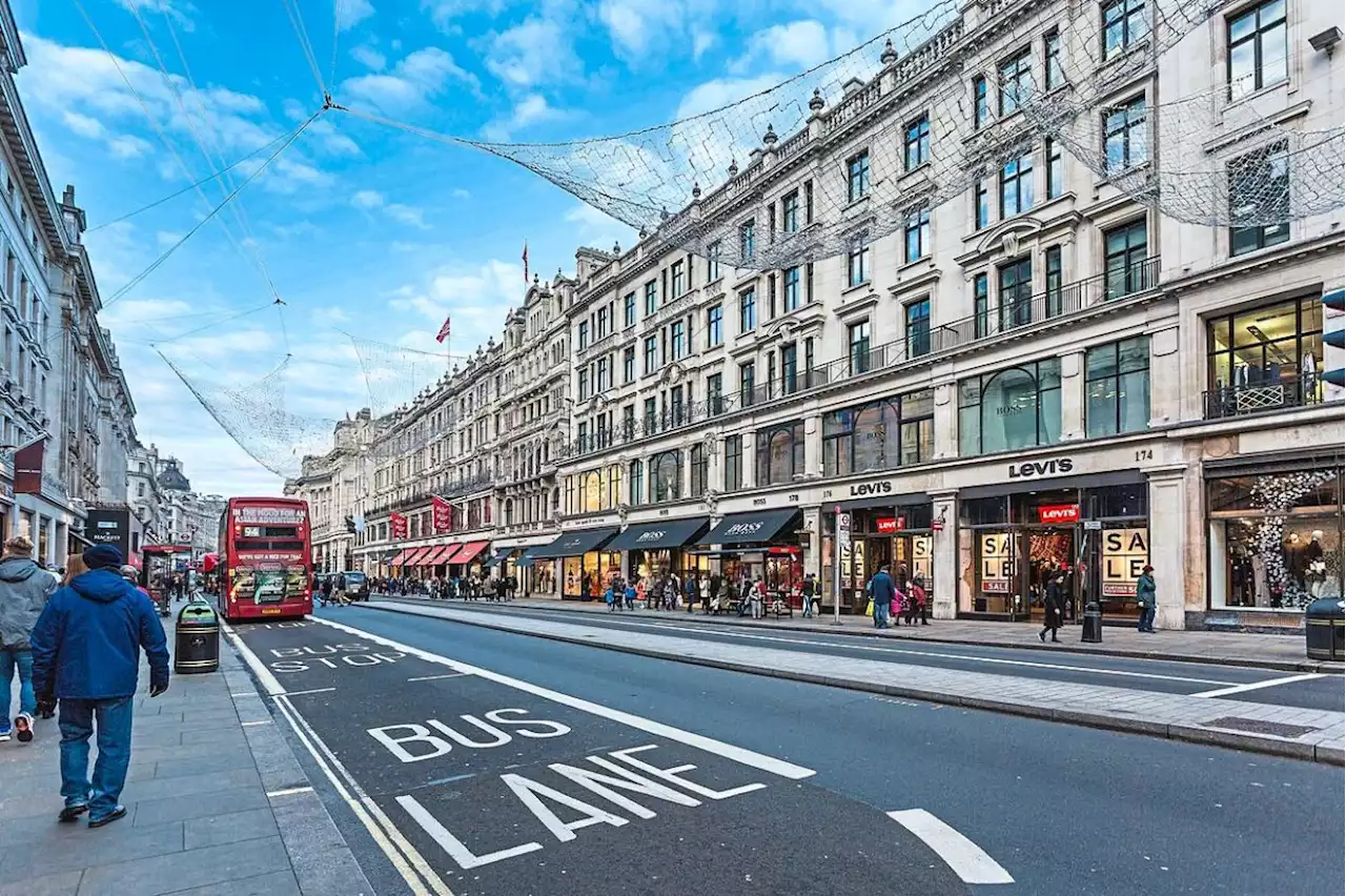 No shoppers, no sparkle at London's Regent Street