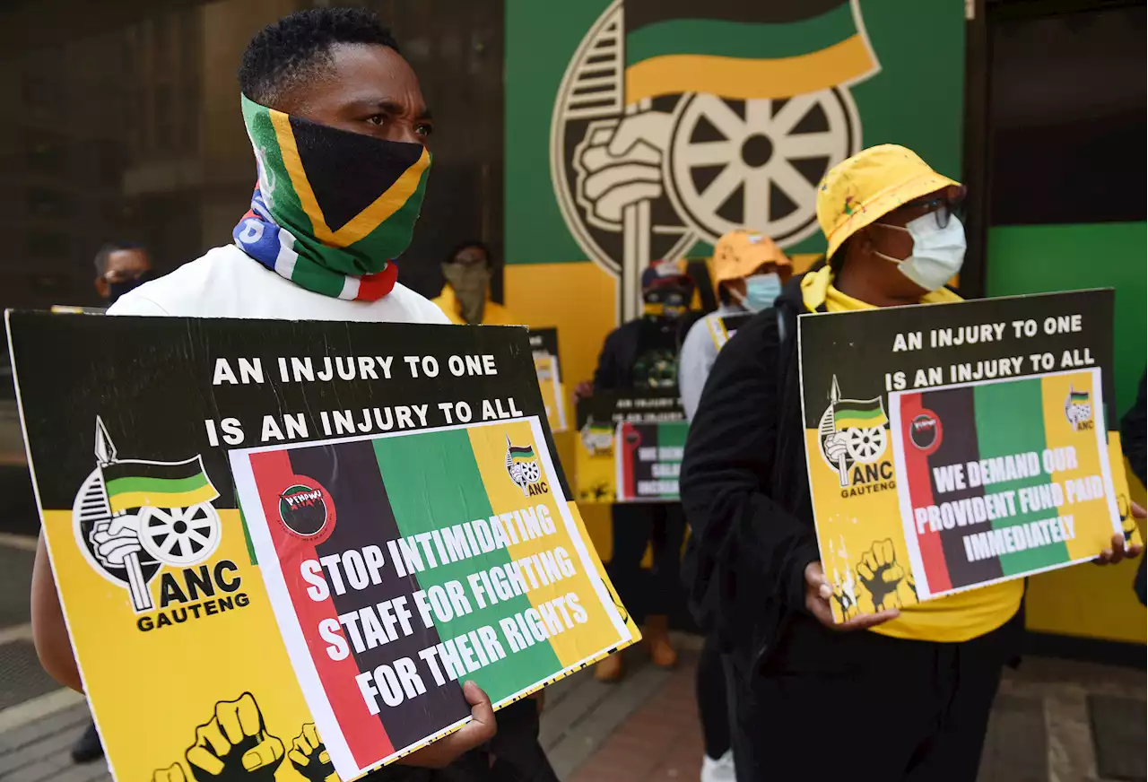 ANC staff members protest over unpaid salaries amid Nasrec gala dinner | The Citizen