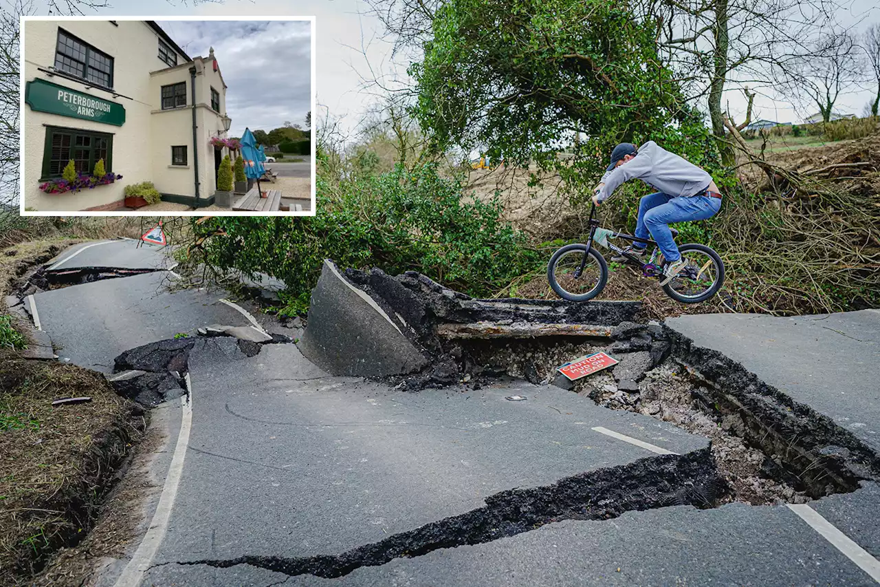 I'm losing thousands as 'UK's wonkiest road' outside our pub puts boozers off