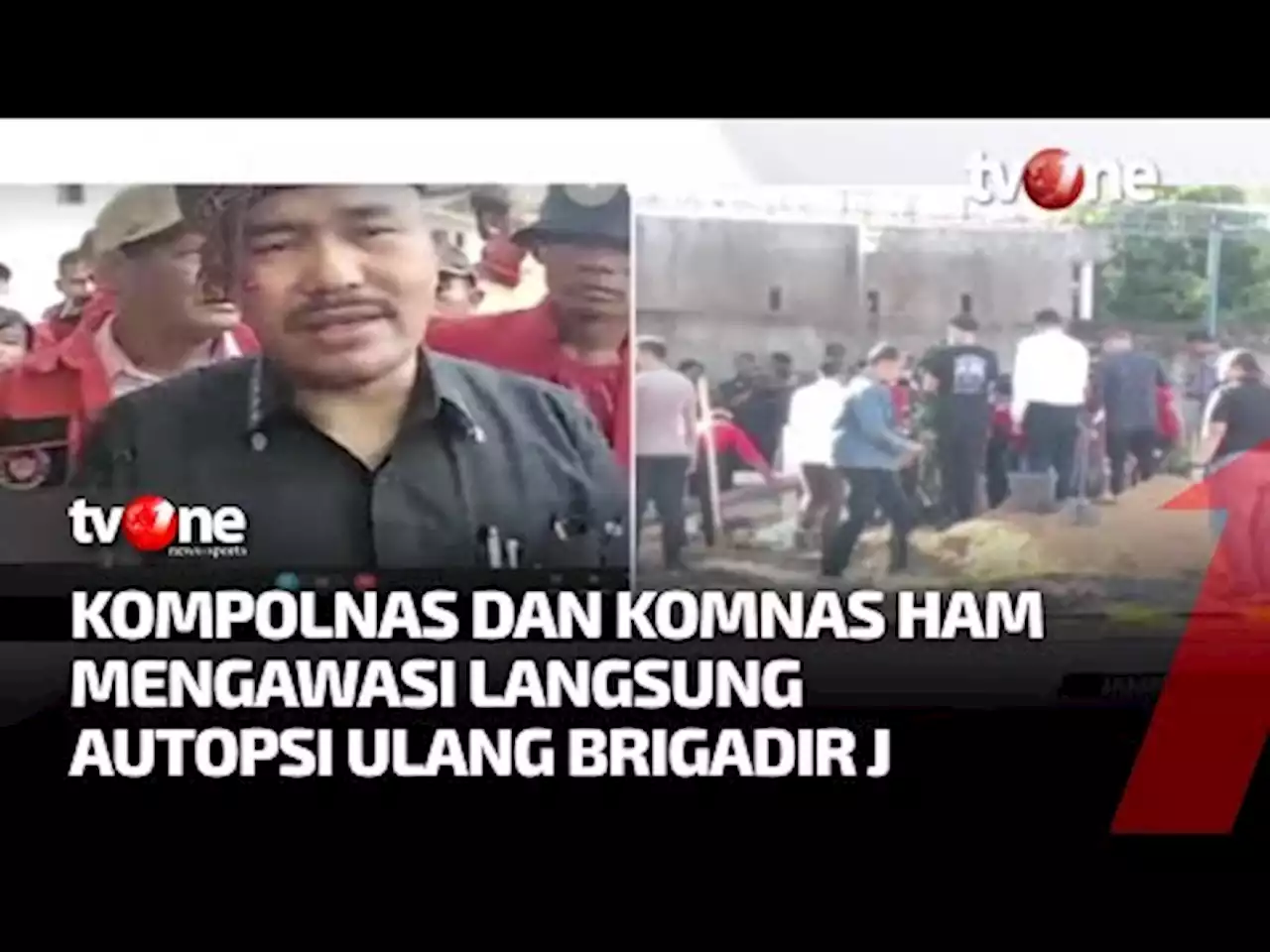 Autopsi Ulang Brigadir J Diawasi Oleh Kompolnas dan Komnas HAM - tvOne