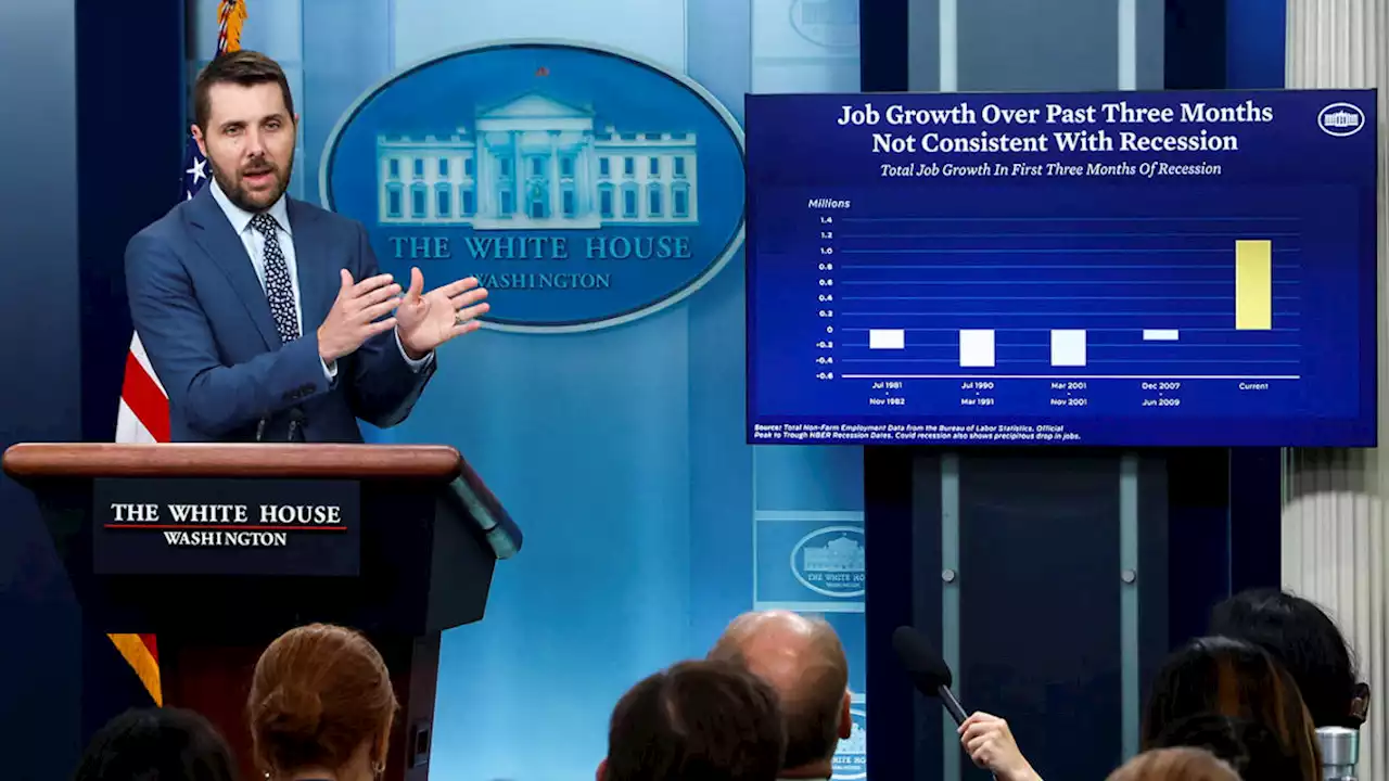 Rocked by fears of inflation and recession, White House tries to hold steady