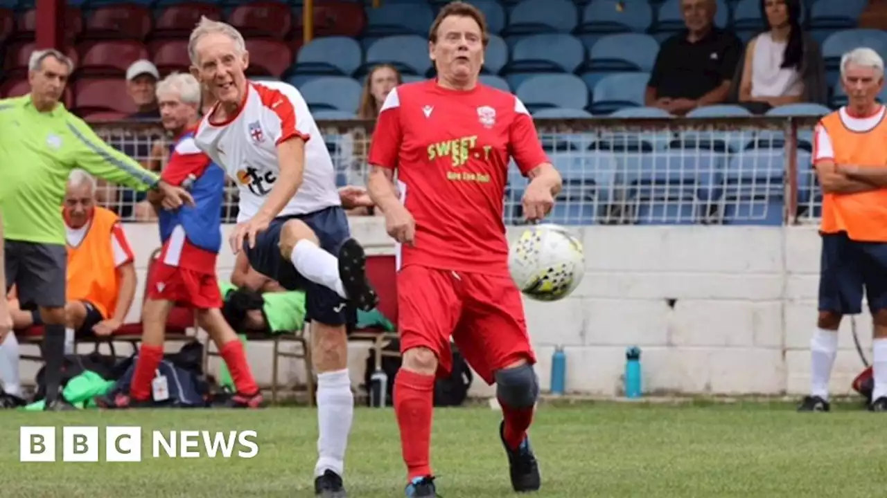 Guernsey walking footballer, 77, scores for England