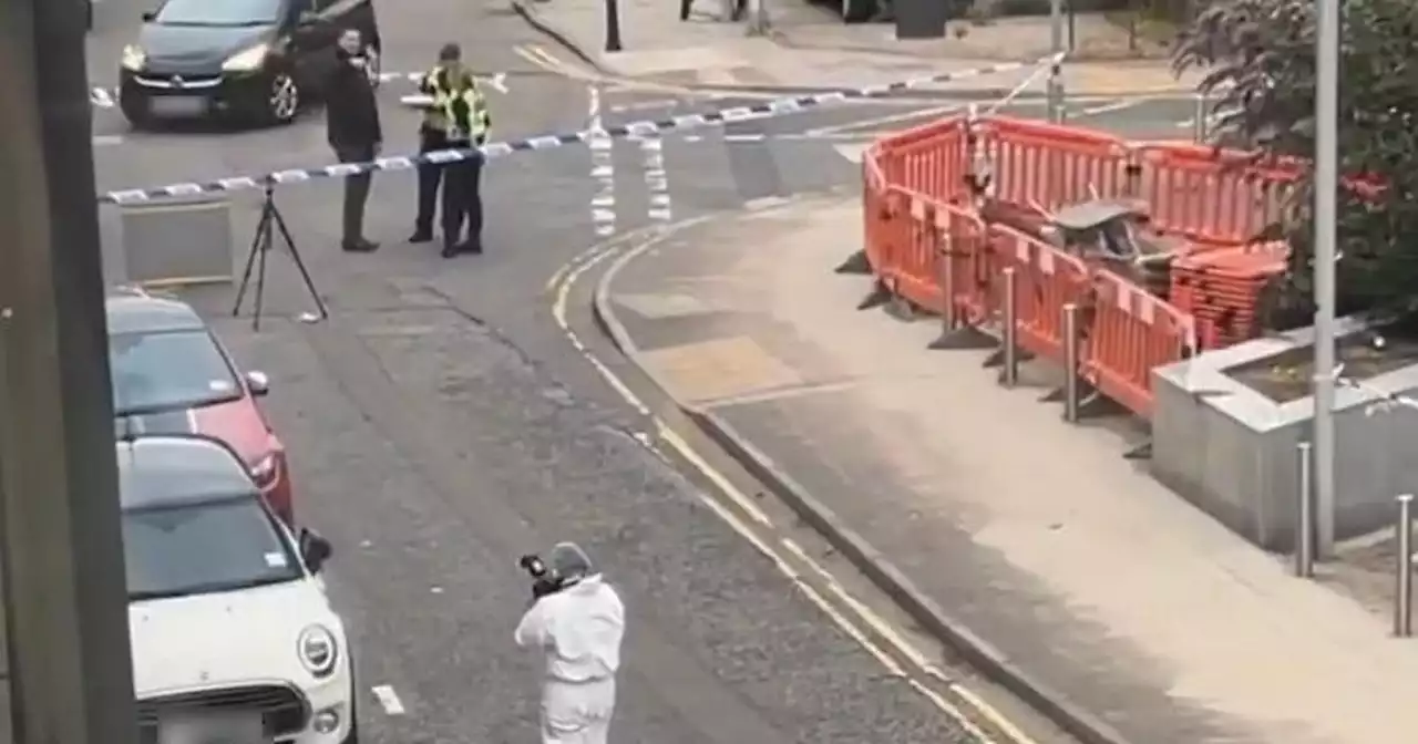 Scots street cordoned off as man rushed to hospital after assault