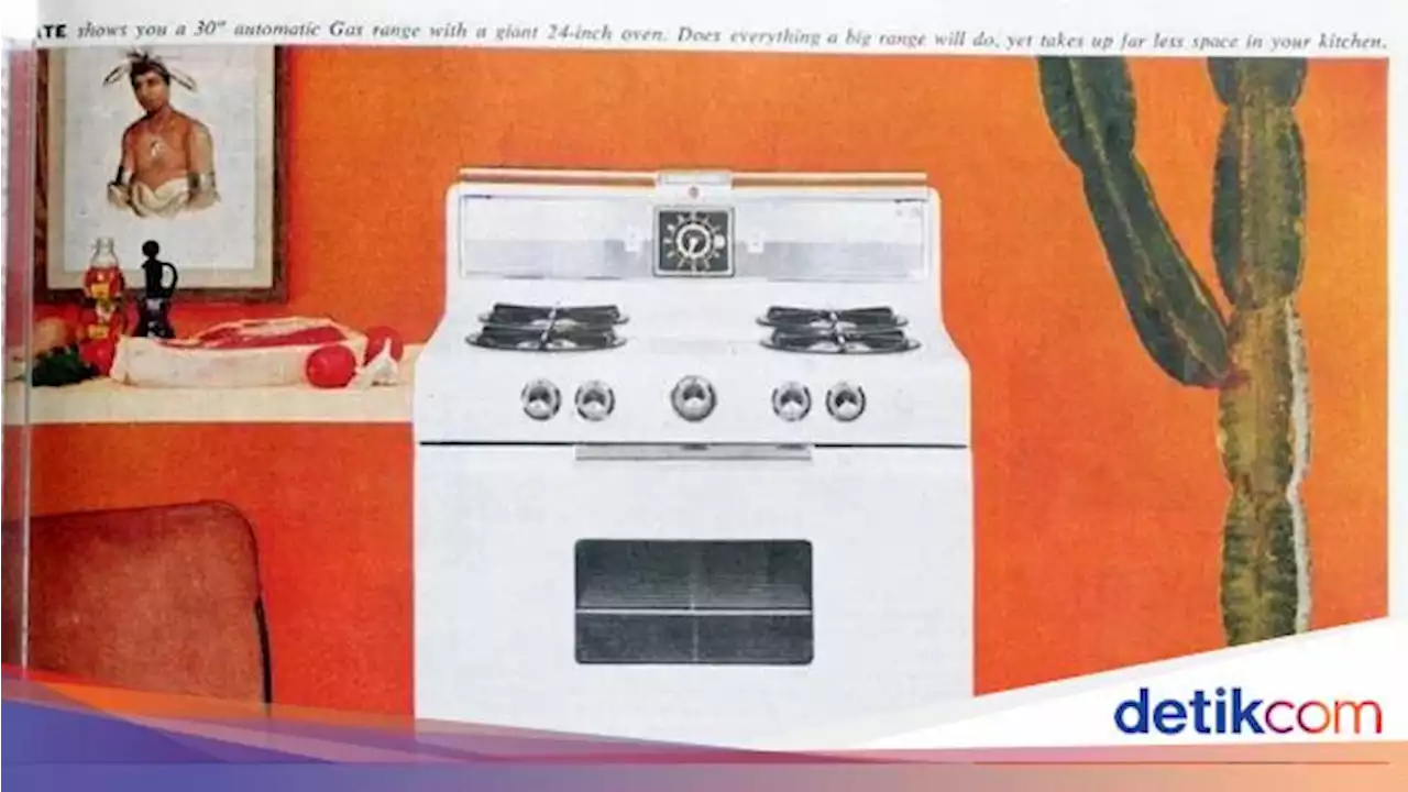 Ini Tampilan Kompor Gas Tahun 1950an, Fiturnya Lengkap dan Canggih