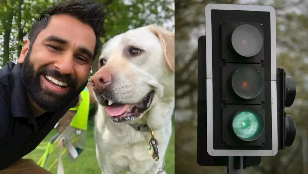 Blind man stranded on Glasgow crossing says 'lives are at risk due to lack of safety feature'