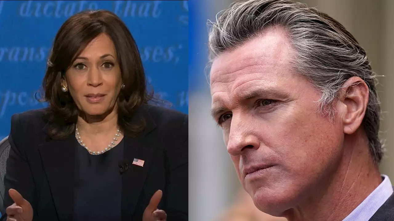 Kamala Harris & Gavin Newsom top list for Democrat presidential nominee in 2024 -