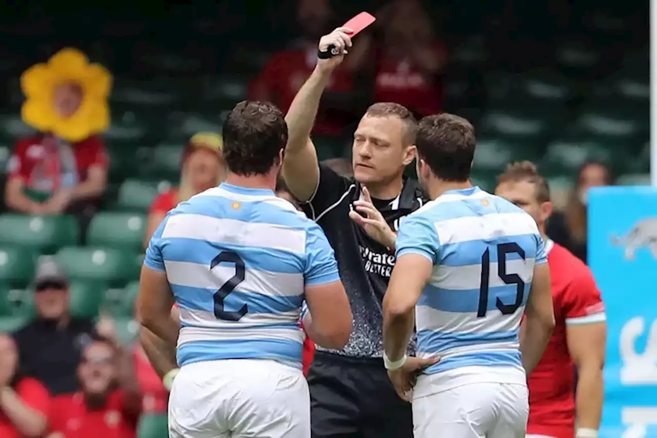 Rugby Championship: así es el cambio en la regla de la tarjeta roja que se introducirá en el torneo