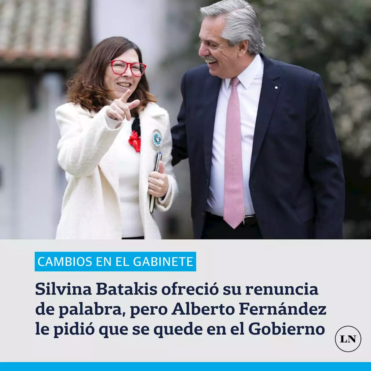 Silvina Batakis ofreció su renuncia de palabra, pero Alberto Fernández le pidió que se quede en el Gobierno