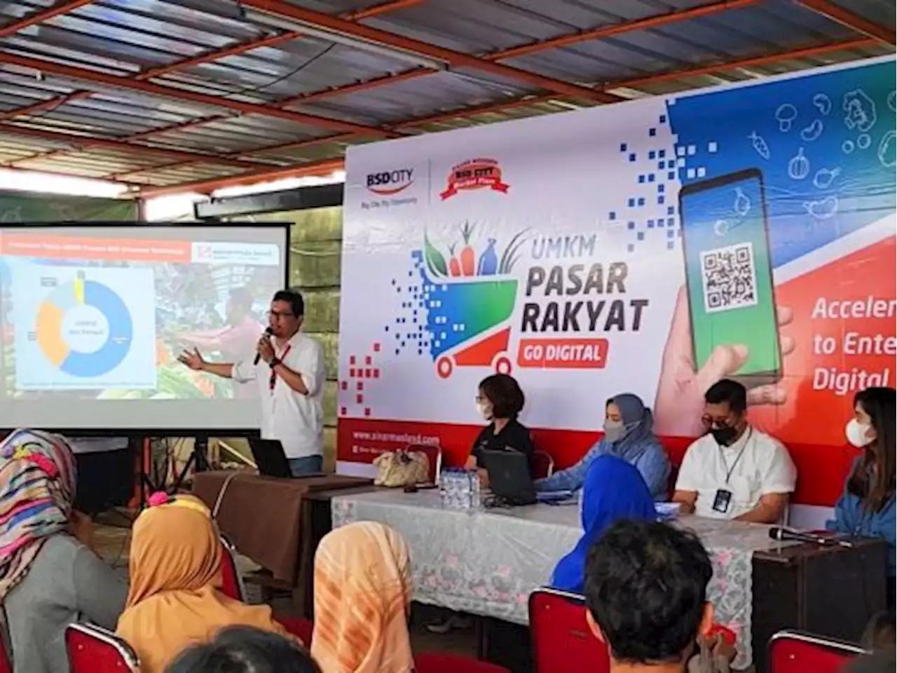 Sinar Mas Land Luncurkan Program UMKM Pasar Rakyat Go Digital