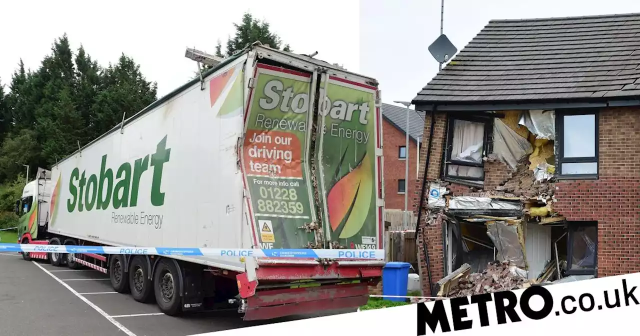 Lorry driver destroyed girlfriend's home by smashing into it during drunken rage