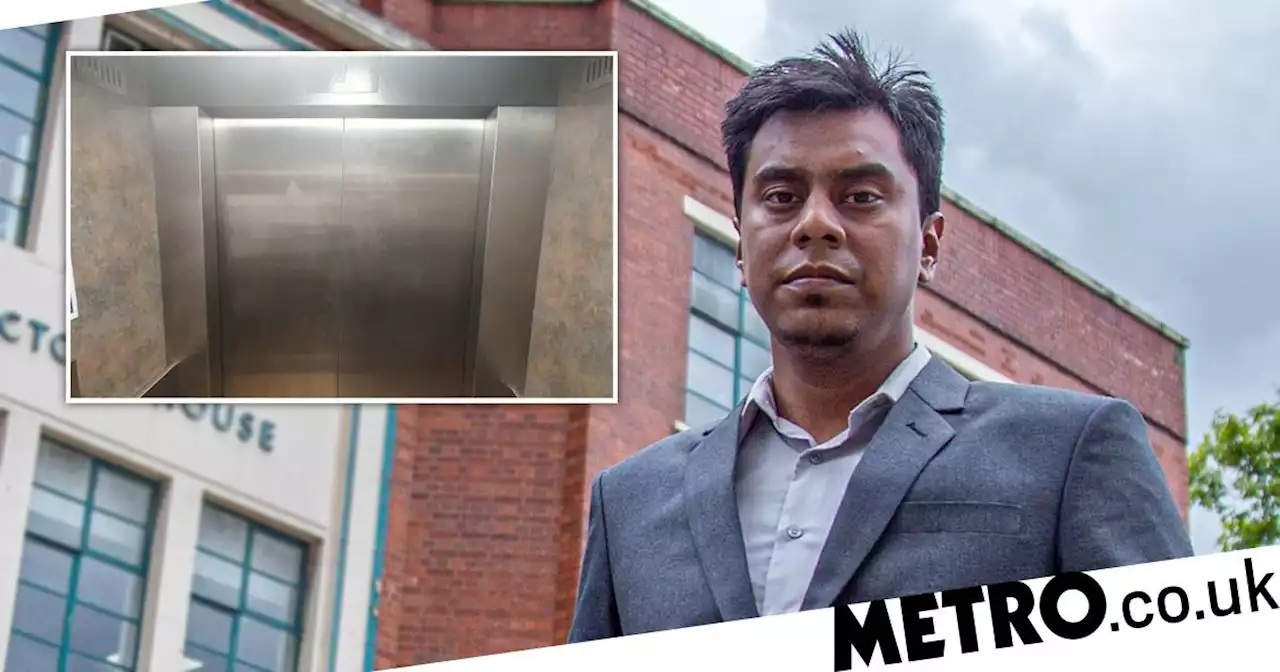 Man trapped in office lift for seven hours overnight thought he was going to die