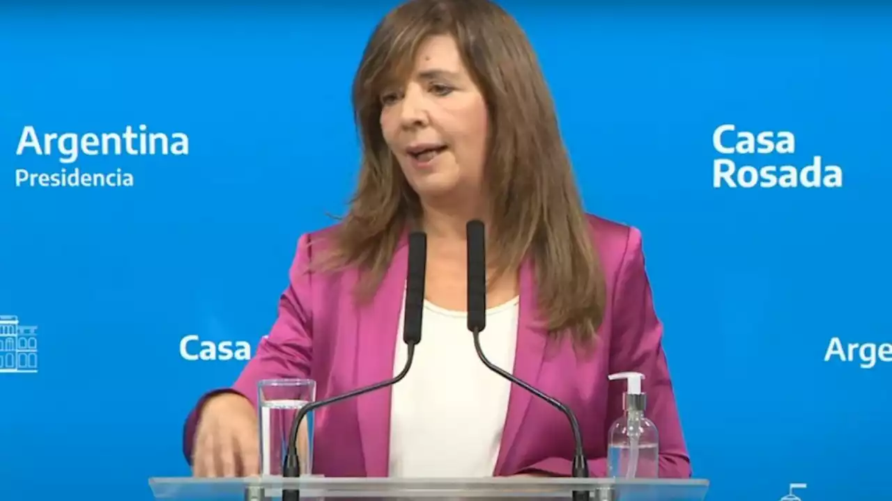 Cambios en el Gobierno: Gabriela Cerruti dará una conferencia de prensa