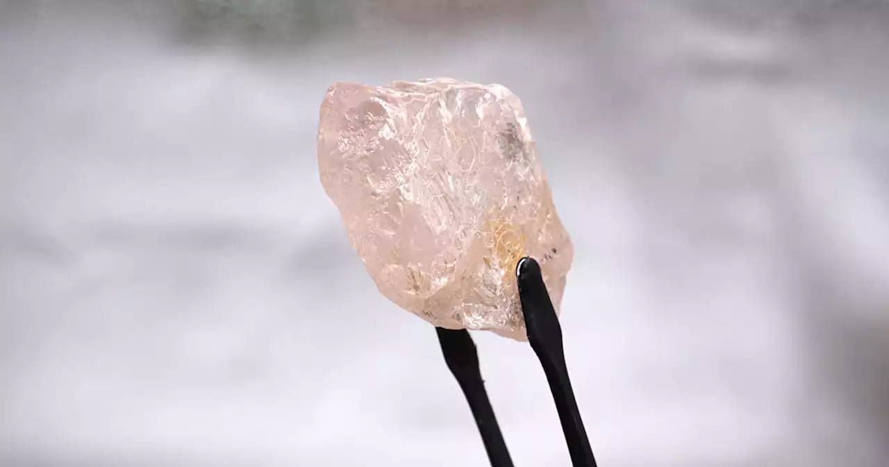 Big pink diamond discovered in Angola, largest in 300 years