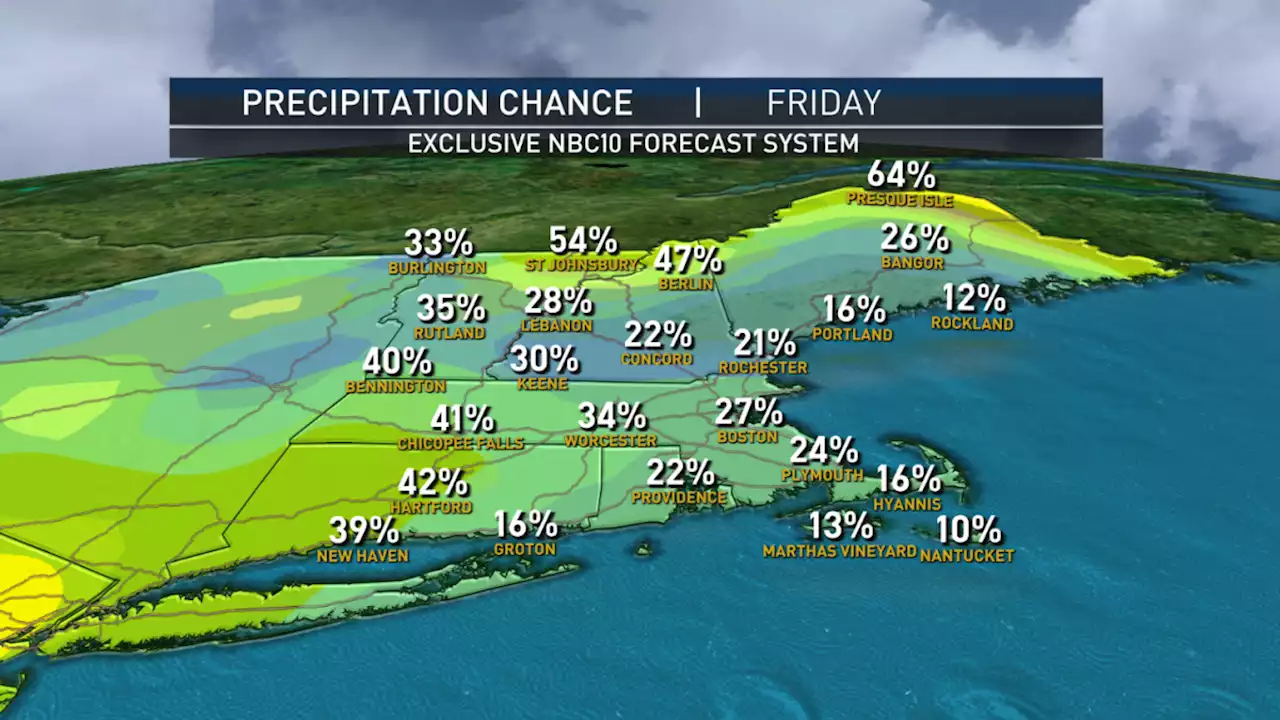 FIRST ALERT: Isolated Storms Bringing Downpours to New England Thursday